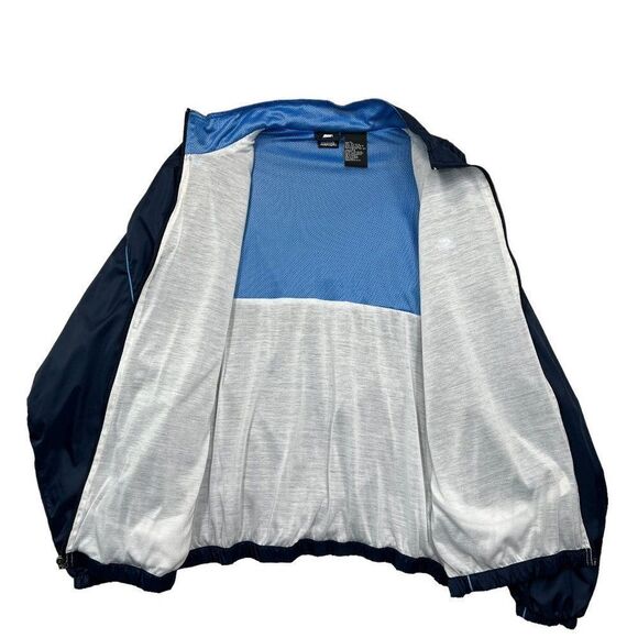 Starter Jacket Mens Sz Large Vintage Two Tone Blue Full Zip Athletic Windbreaker - Picture 6 of 11
